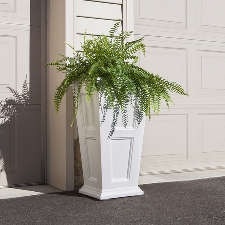 Mayne Fairfield Tall Planter - White 5829-W